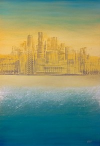 Irtiza Kazmi, 20 x 30 inches, Acrylics on Canvas, Landscape Painting, AC-IRTK-055